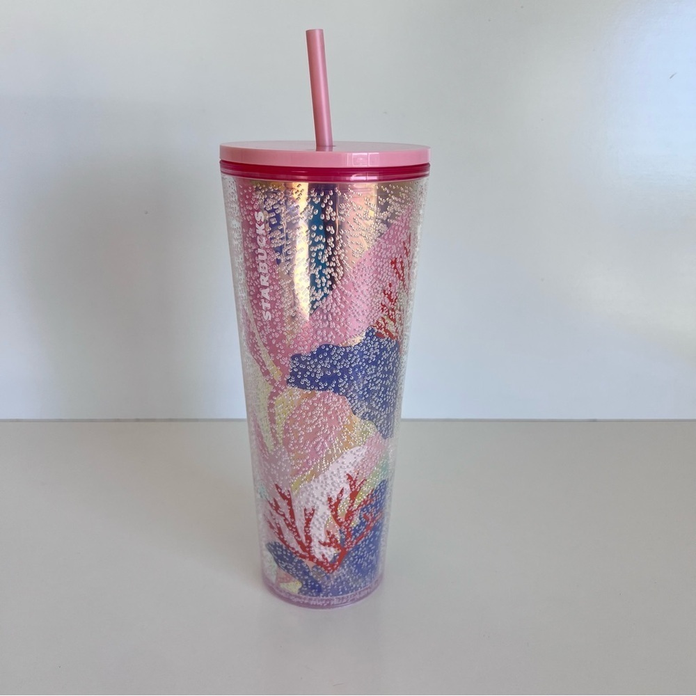 Starbucks 2021 Summer Coral Reef Bubble‎ Venti Tumbler 24oz